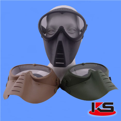 Airsoft- Bee mask / fly mask nylon plastic lenses